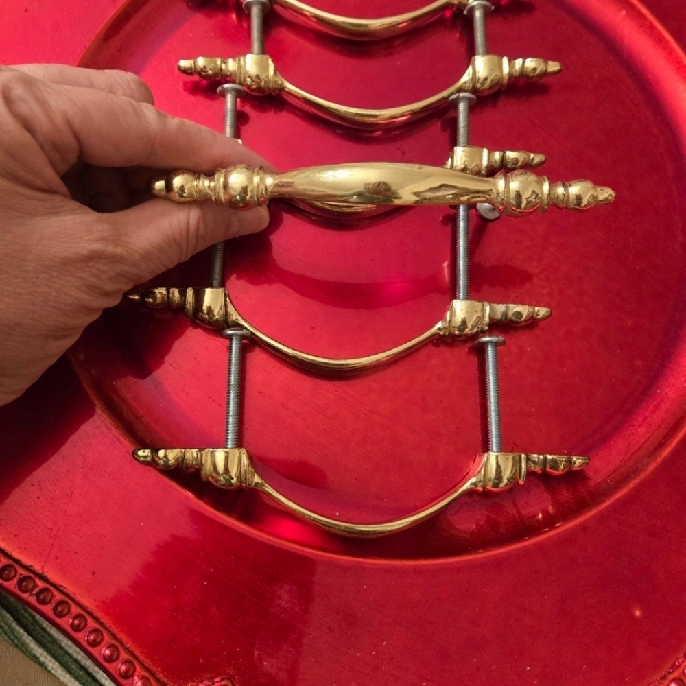 Antique Brass Drawer Pull Handles